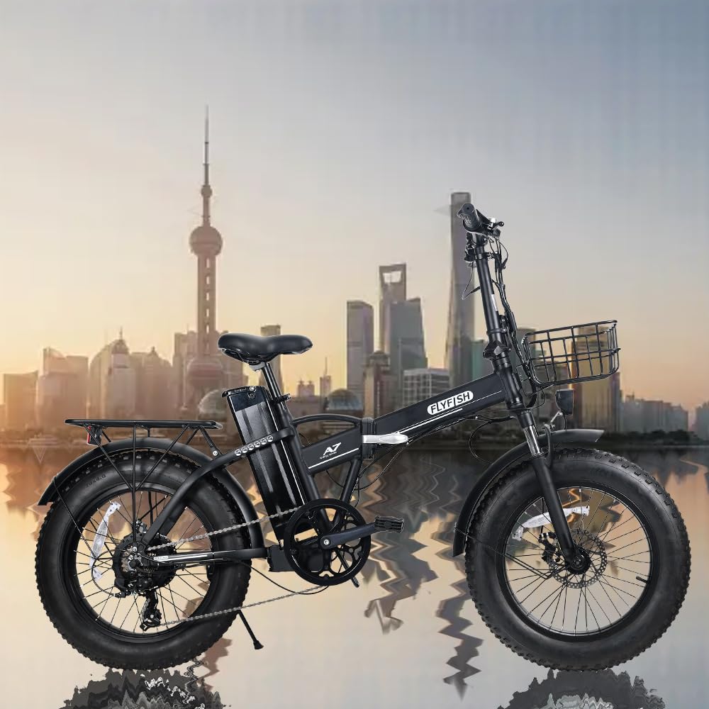 FLYFISH A7電動アシスト自転車 黒